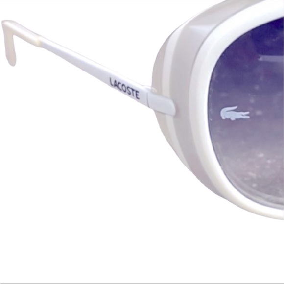 Lacoste Sunglasses-White/Grey - Picture 6 of 9